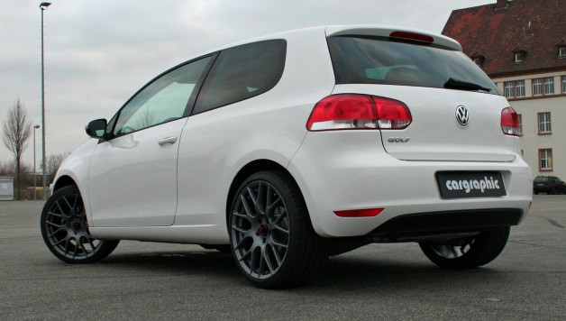 VW Golf VI IS ONE  rear 628x356 Cargraphic presents the IS ONE wheel for the Golf VI