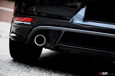 rear spoiler OSIR Carbon parts for VW Golf 6