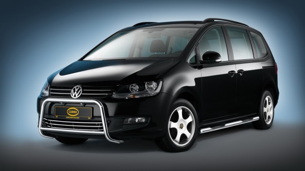 COBRA Shar Pic1 628x353 Exclusive Accessories for the VW Touran, Sharan and Caddy