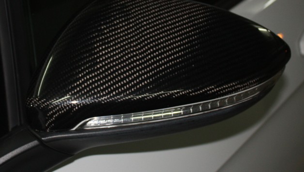 golf 7 carbon mirrors 4 628x356 Carbon Fiber Mirror Caps for MK7 Golf, GTI & Golf R