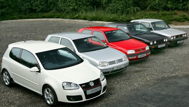 VW Golf GTI generations 628x356 1975 – 2008: The history of the VW Golf GTI