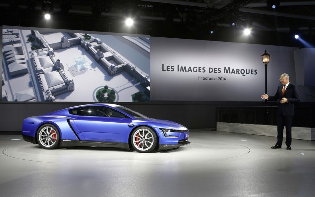 2014 Volkswagen XL Sport Concept 19 628x392 Mondial de lAutomobile 2014 in Paris Konzernabend der Volkswagen AG unter dem Motto Les Images des Marques