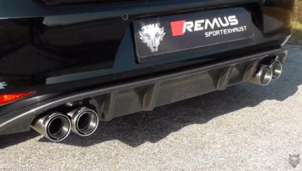remus exhaust 430x244 Experience the sound of the REMUS sport exhaust for the VW GOLF VII GTI